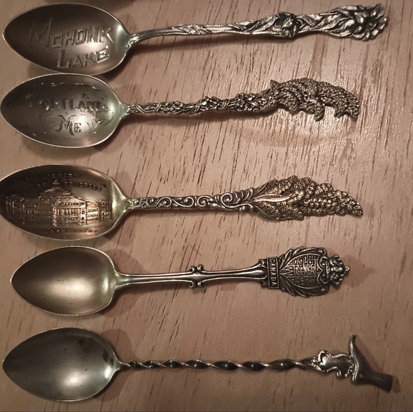 Sterling silver miniature spoons. - Picture 15 of 15